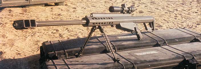 Barrett 82A1 chambered in 50 BMG