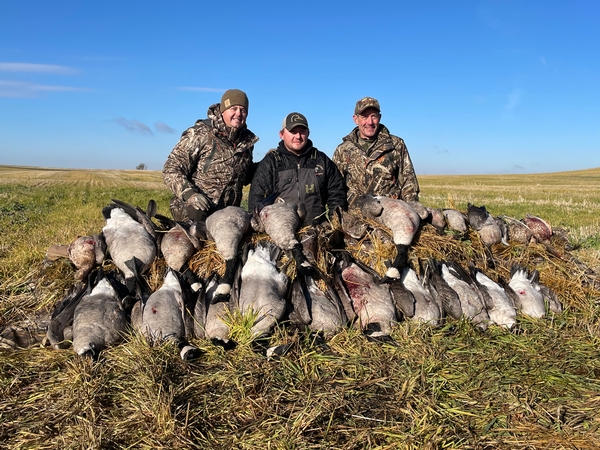 Waterfowl Hunting With Canada In The Rough