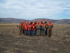 A Group out Pheasant Hunting at Buffalo Butte