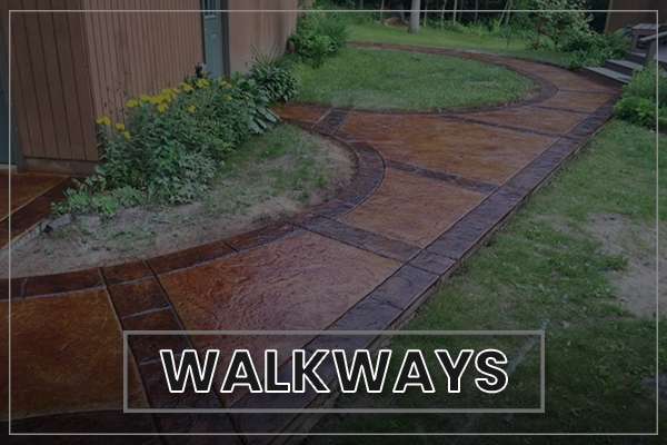 Concrete Walkway Designs with Concrete Design 