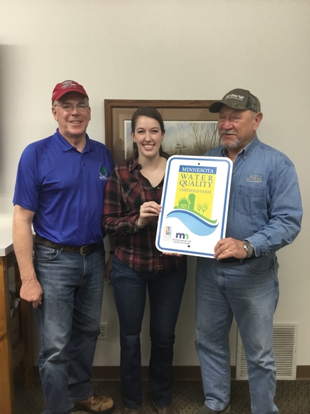 Wayne Enger Farm Becomes Water Quality Certified