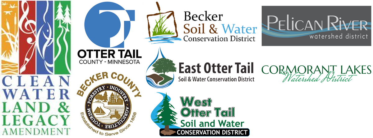 Image of the logos of the partners in the Otter Tail watershed.