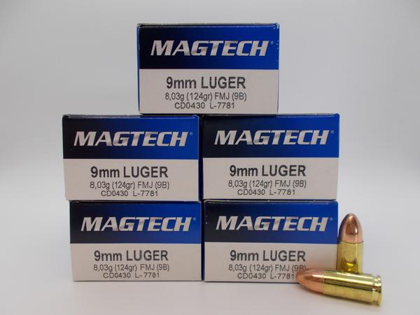 Magtech 9mm 124gr FMJ