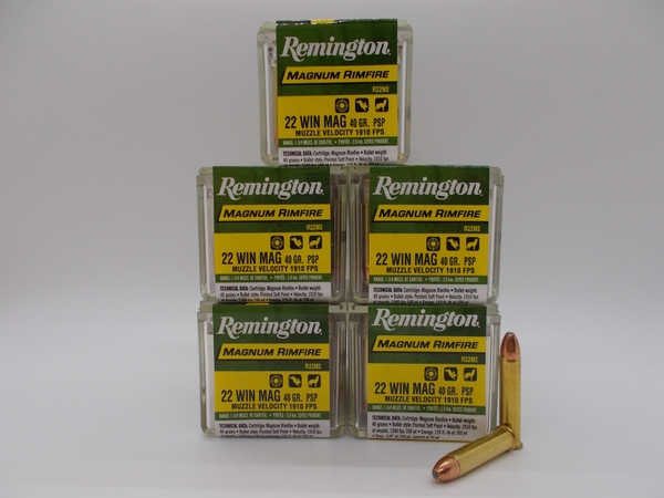 Remington 22 Win Mag 40gr PSP