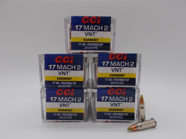 CCI 17 Mach 2 17gr Poly-Tip