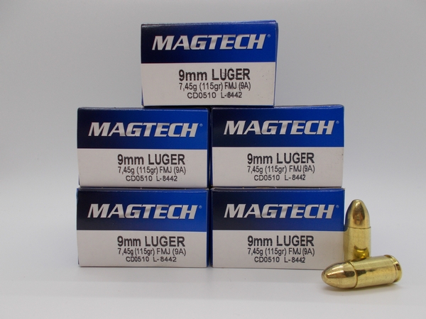 Magtech 9mm 115gr FMJ