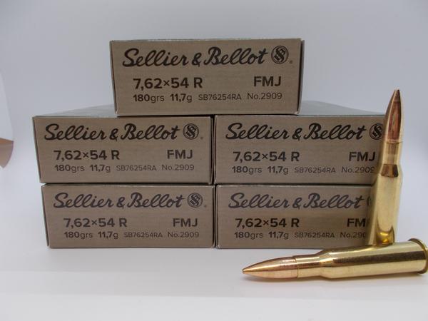 Sellier & Bellot 7.62x54R 174gr. FMJ