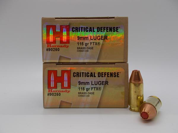 Hornady 9mm 115gr. FTX CD