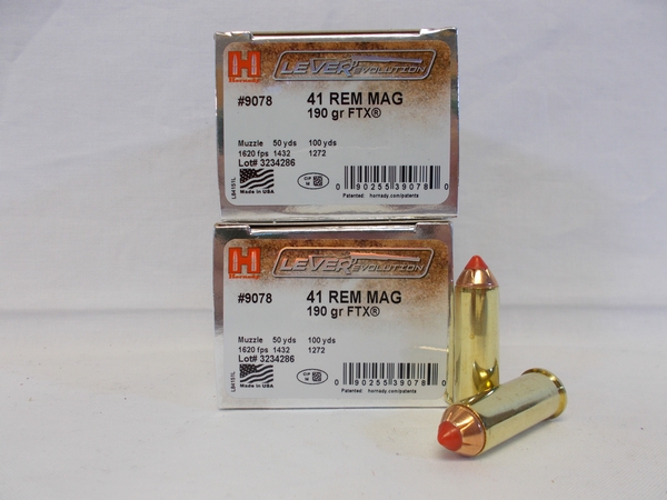 Hornady 41 Rem Mag 190gr FTX