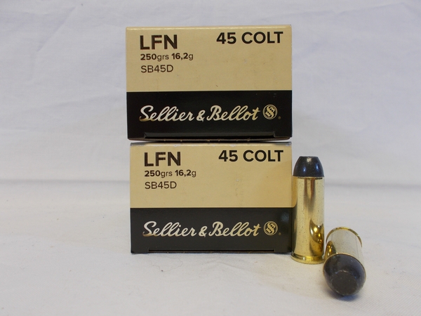 Sellier & Bellot 45 Colt 250gr LFN