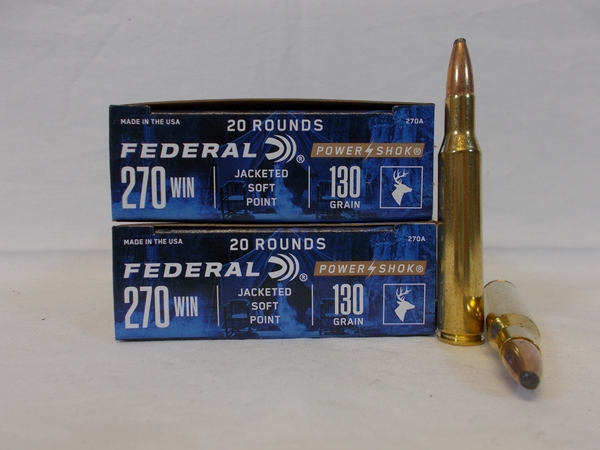 Federal 270 Win 130gr JSP