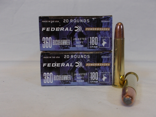 Federal 360 Buckhammer 180gr JSP