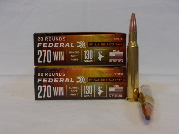 Federal Fusion 270 Win 130gr Bonded SP