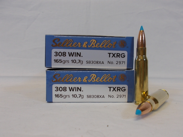 Sellier & Bellot 308 Win 165gr TXRG Lead Free