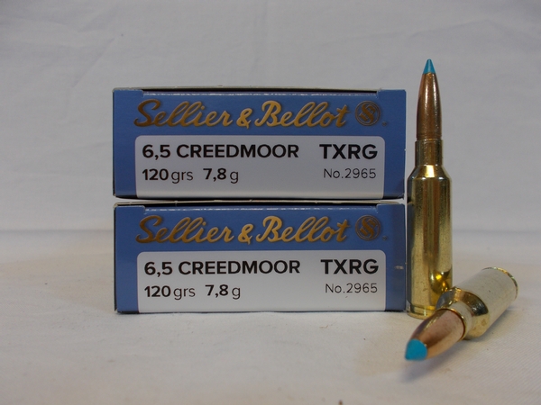 Sellier & Bellot 6.5 Creedmoor 120gr TXRG Lead Free