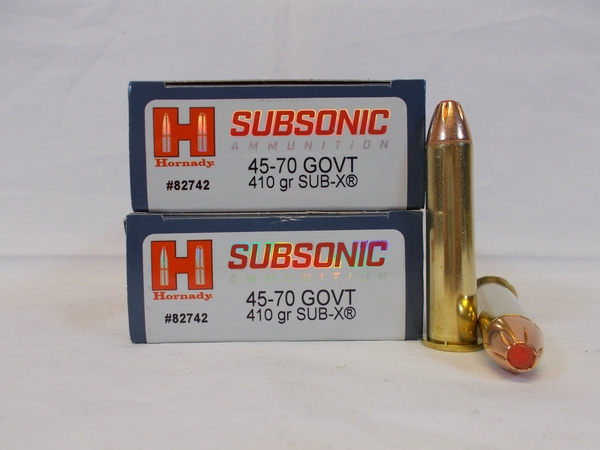 Hornady 45-70 Govt 410gr SUB-X