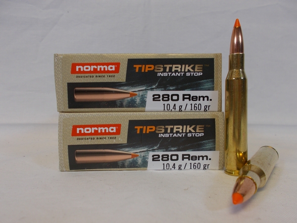 Norma 280 Rem 160gr Tip Strike