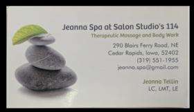 Jeanna Spa at Salon Studio's 114