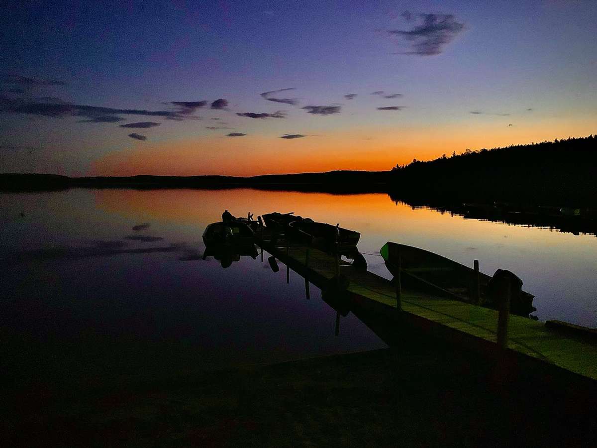 Fishing at Long Legged Lake Lodge