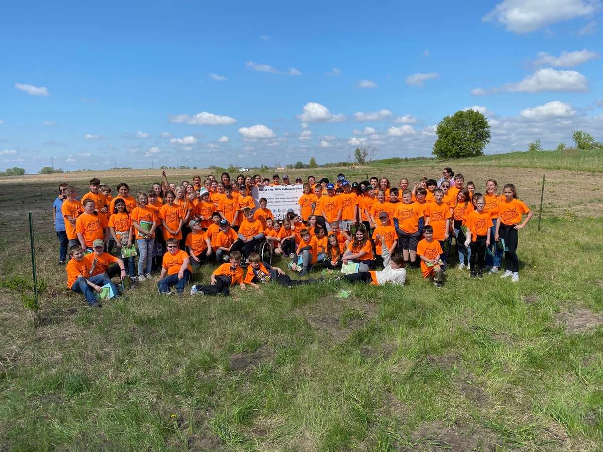 Forest City WPA Pollinator Plot