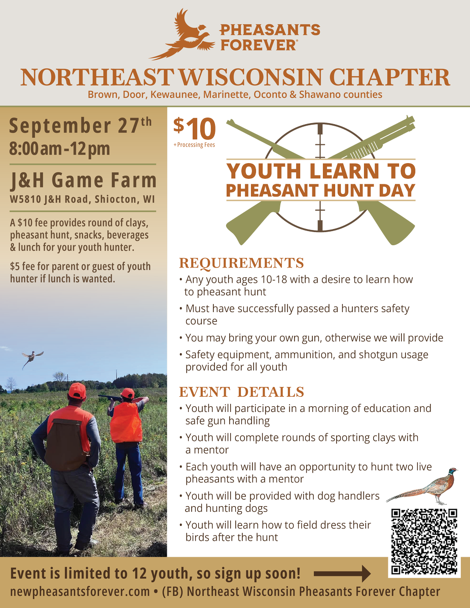 2025 Youth Learn to Pheasant Hunt