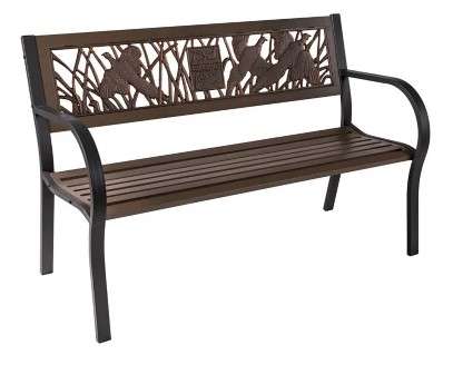 Painted Sky Designs Pheasants Forever Two-Tone Tube Steel Bench