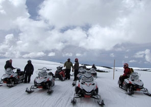 Snowmobiling