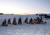 Snowmobiling