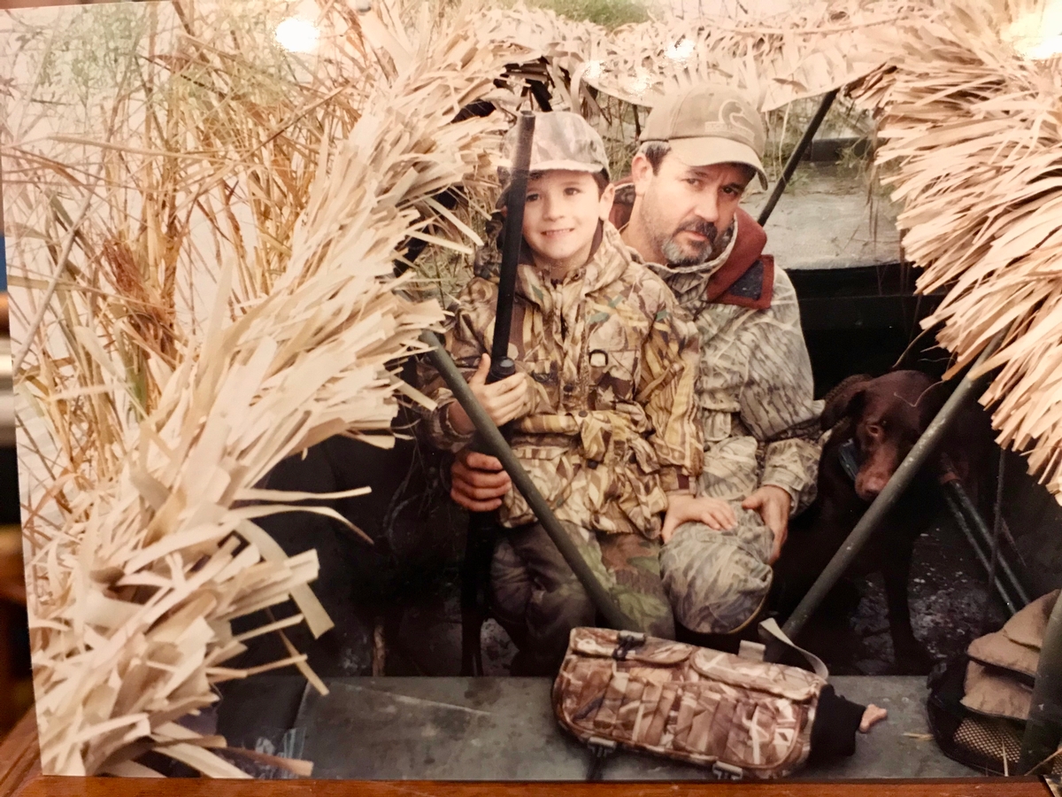 Charlie, Garret and Lucy - Duck Hunt on Maurepas Swamp WMA 2004 About Info Starts Here