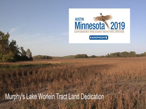 2019 Minnesota Governor's Pheasant Hunting Opener - Land Dedication Ceremony - Torges