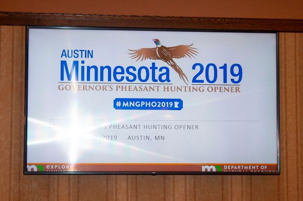 2019 Minnesota Governor's Pheasant Hunting Opener - Land Owner - Hunter Host - Banquet