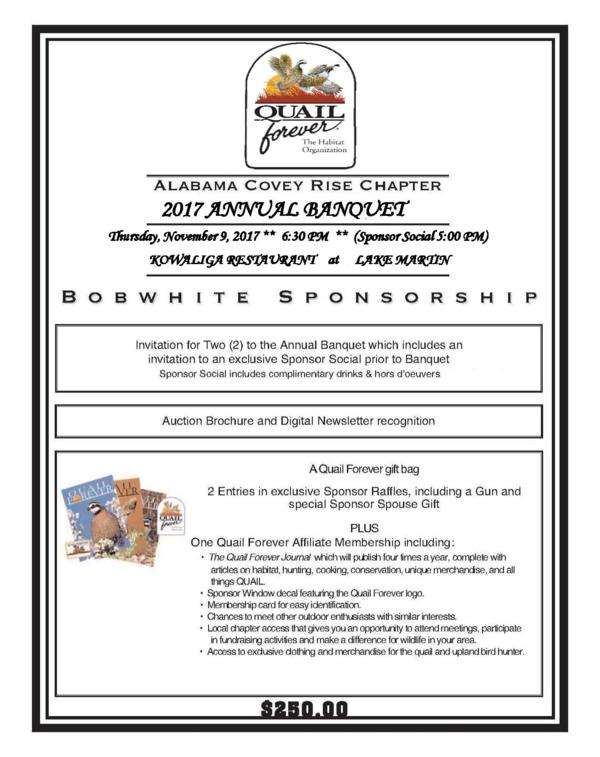 Bobwhite Sponsorship