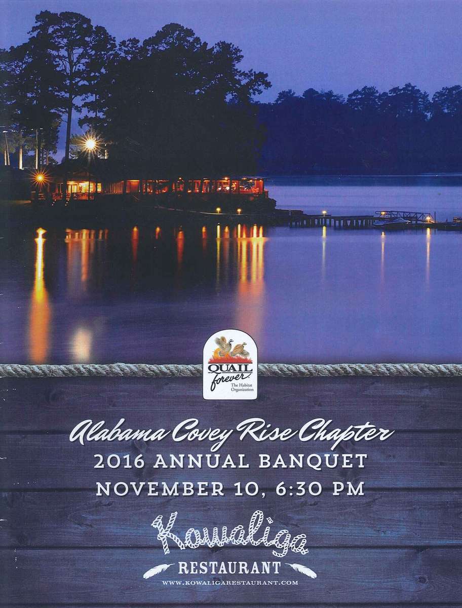 Alabama Covey Rise Chapter of Quail Forever Banquet Highlights