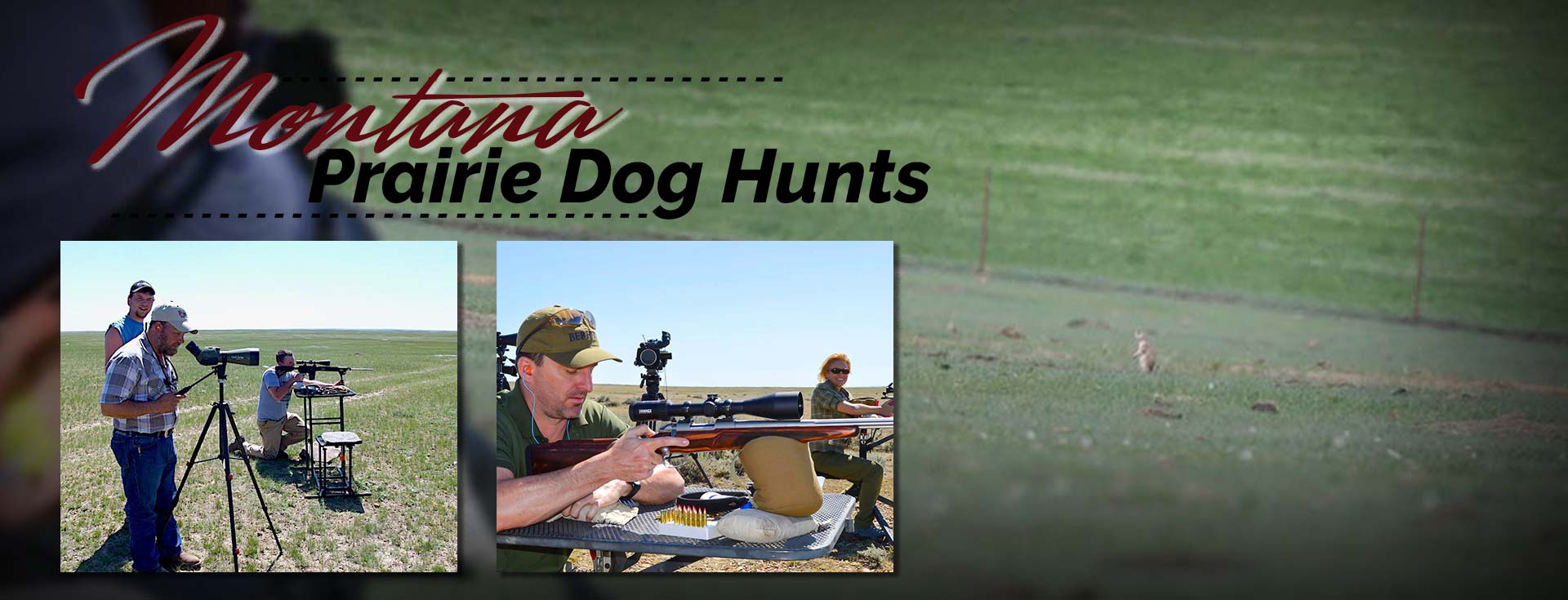 Guided prairie dog hunts with Redbone Outfitting