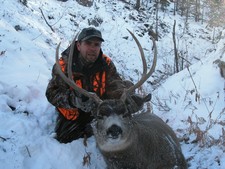 Derreck with his 1016 yard buck