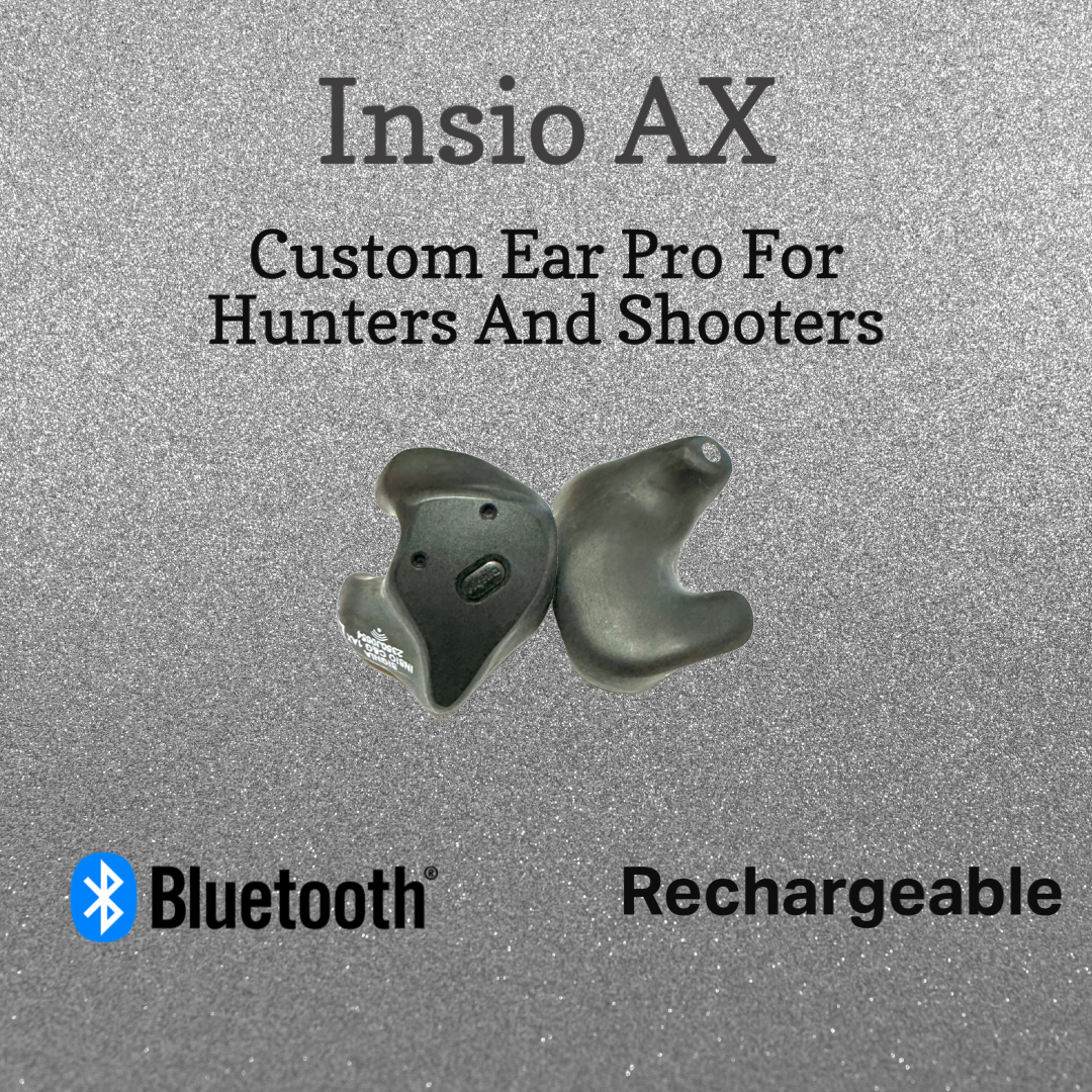 Introducing The All New Insio AX Bluetooth® compatible and Rechargeable Custom Ear Pro