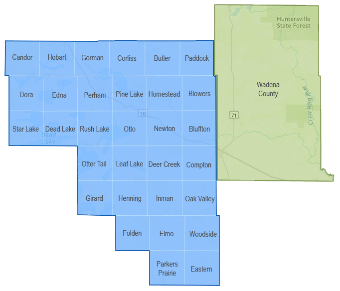 Map showing eligible areas for Alliance for Climate-Smart funding.