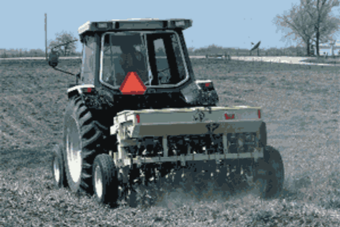 Putting Native Grass seed in the ground