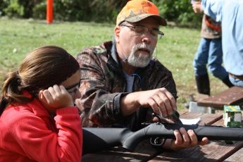 Showing the basic safety of .22 rifle shooting